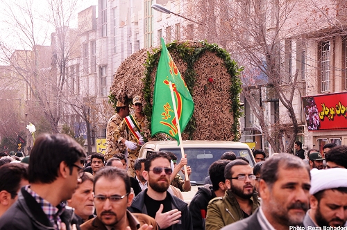 گزارش ‌تصویری‌ تشییع پیکر دوشهید گمنام در اراک