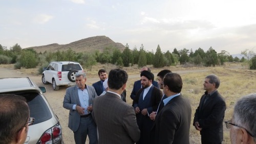 گزارش تصویری بازدید مسئولان استان مرکزی از پارک جنگلی فدک