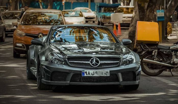 Benz SL500 تیونینگ شده در تهران