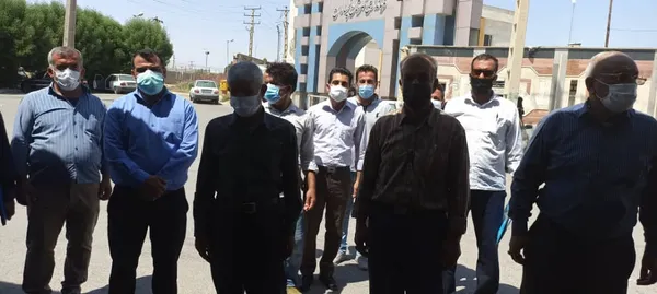 اعتراض کشاورزان روستای پادوک نسبت به تخریب زمین های کشاورزی
