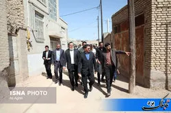 بازدید استاندار یزد از مناطق خیرآباد و عیش‌آباد