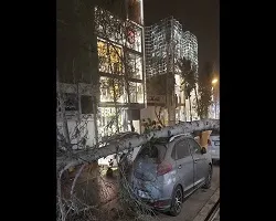 خسارت طوفان به برخی از شهرهای اصفهان