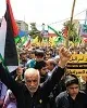 تجمع مردم نهبندان در محکومیت شهادت سید حسن نصرالله + فیلم