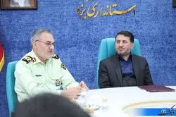 استاندار یزد: کارنامه نیروی انتظامی استان در برقراری امنیت درخشان است